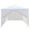 3 x 9m Eight Sides Two Doors Waterproof Tent with Spiral Tubes