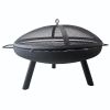 Furnace round utility grill fire pit heating stove simple cauldron outdoor bonfire yard