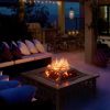 Multifunctional Patio Fire Pit Table