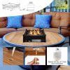 16.5 Inch Tabletop Propane Fire Pit with Simple Ignition System