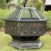 24.4'' IRON FIRE PIT OUTDOOR