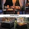 Multifunctional Patio Fire Pit Table