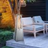 9500 BTU Portable Tabletop Pyramid Patio Heater with Glass Tube