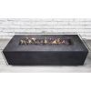 Living Source International 15'' H x 56'' W Concrete Outdoor Fire Pit Table  (Concrete)