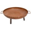 Fire Pit 26.6"x22.8"x8.9" Steel