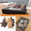 Ceramic Fire Maple Leaf, 4 pcs Gas Logs Decorative Maple Leaves for Bio Ethanol Stoves, Tabletop Fireplace, Most Types of Indoor or Outdoor Fire Pit