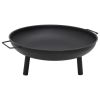 Fire Pit 26.6"x22.8"x8.9" Steel